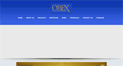 Desktop Screenshot of orexexploration.ca